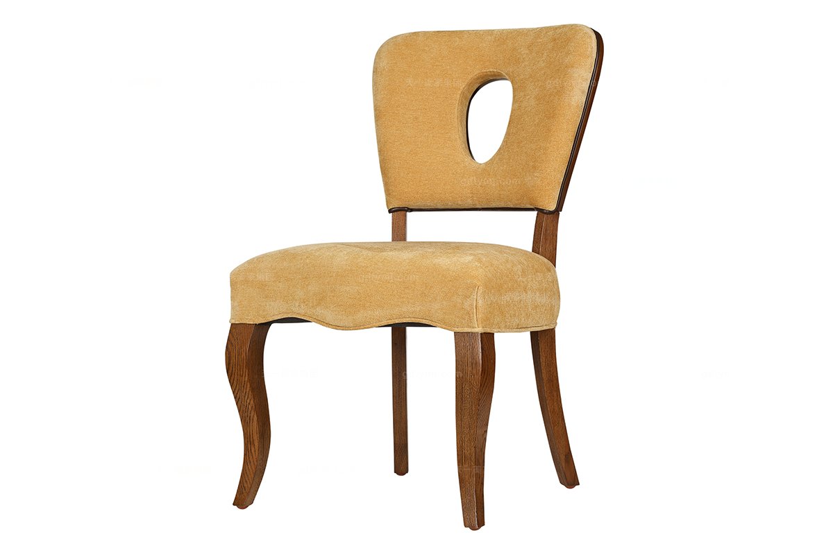 高端品牌美式黃色布藝沙發