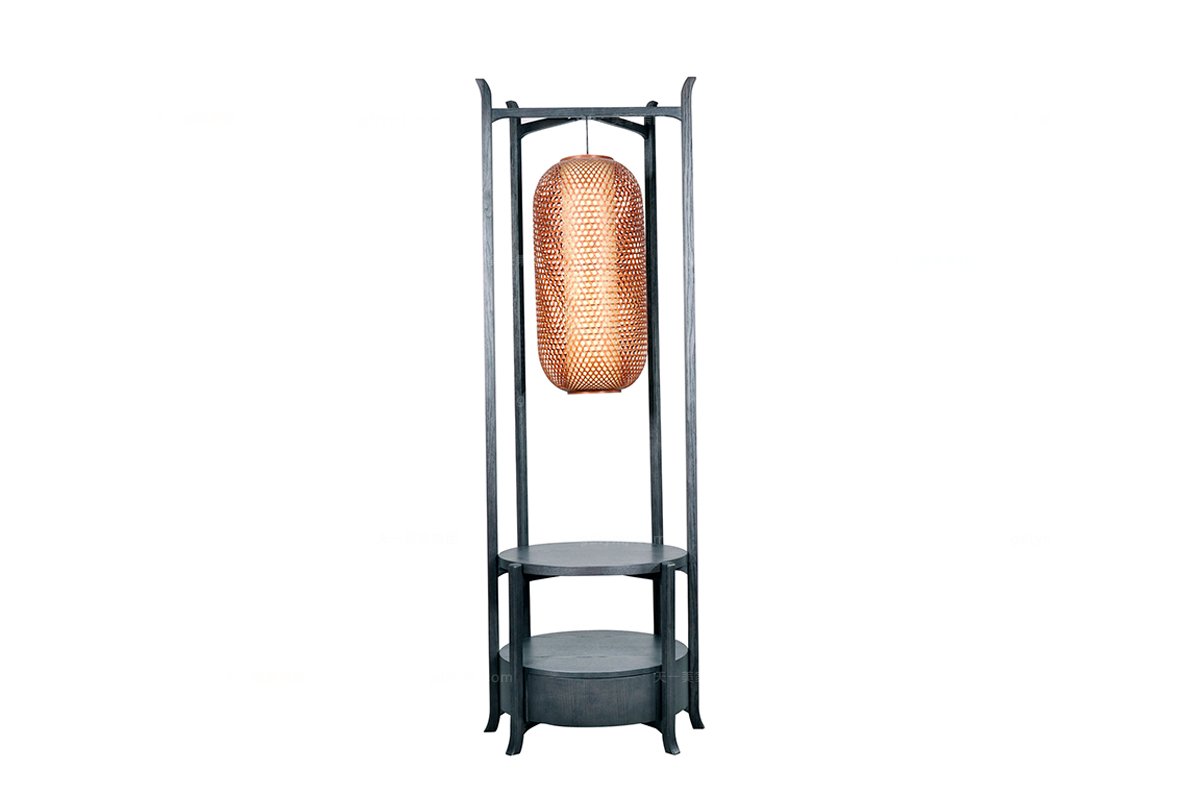 高端東南亞實木異形床頭柜