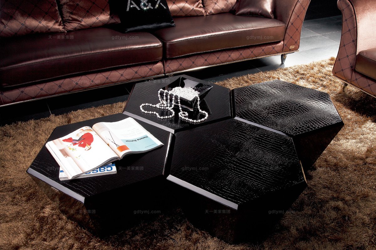 高端時尚后現代組合茶幾