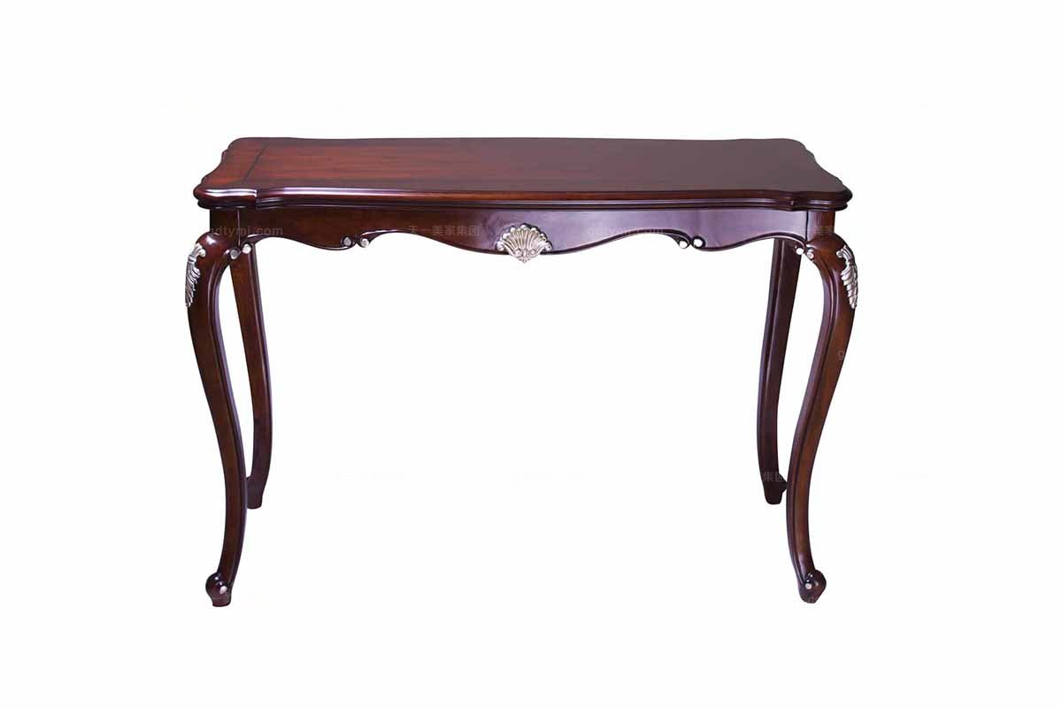 高端家具美式實木沙發背幾