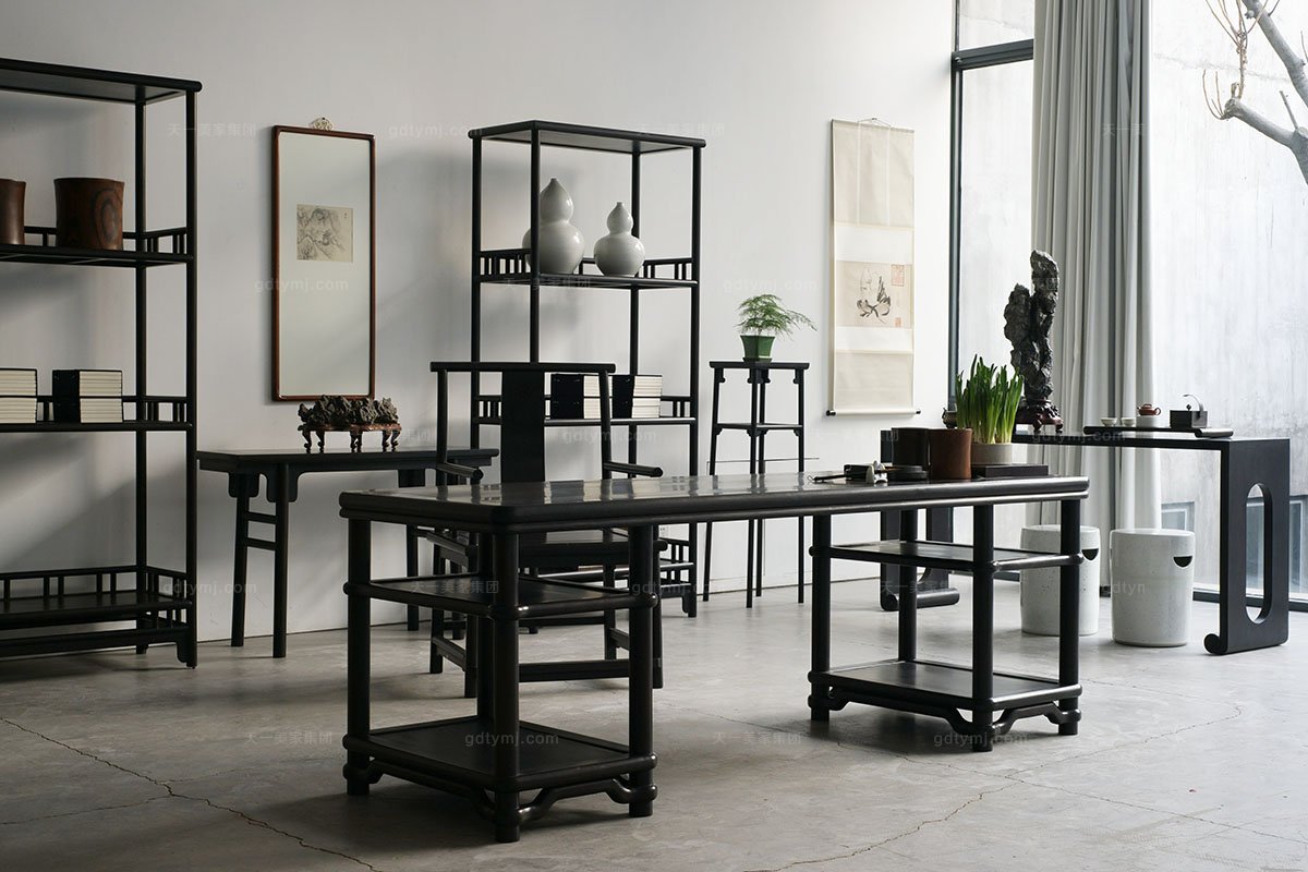 高端實(shí)木家具紅木畫案