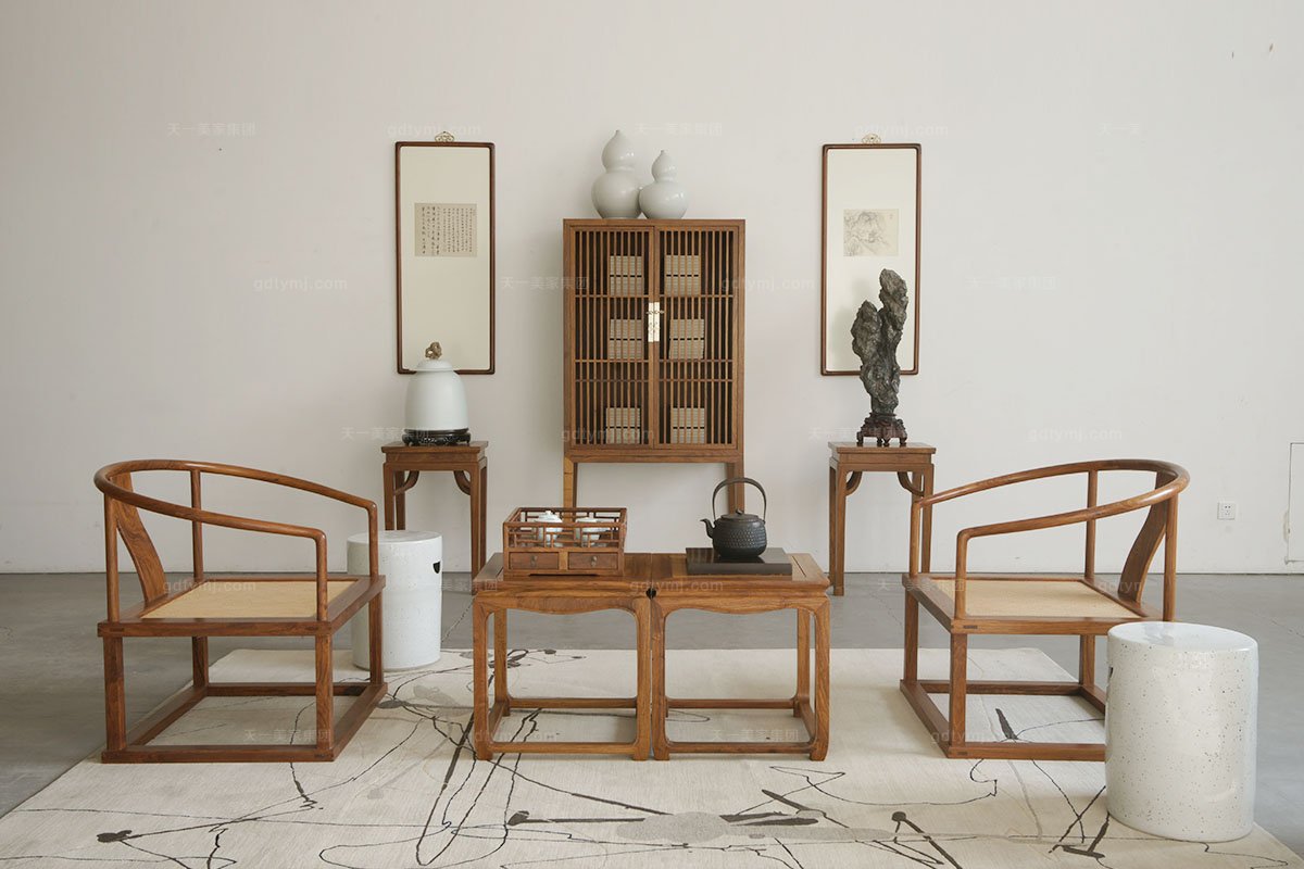 高端實(shí)木家具紅木長方香幾