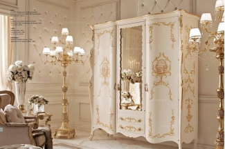  Andrea Fanfani 高端時(shí)尚法式線色四門衣柜