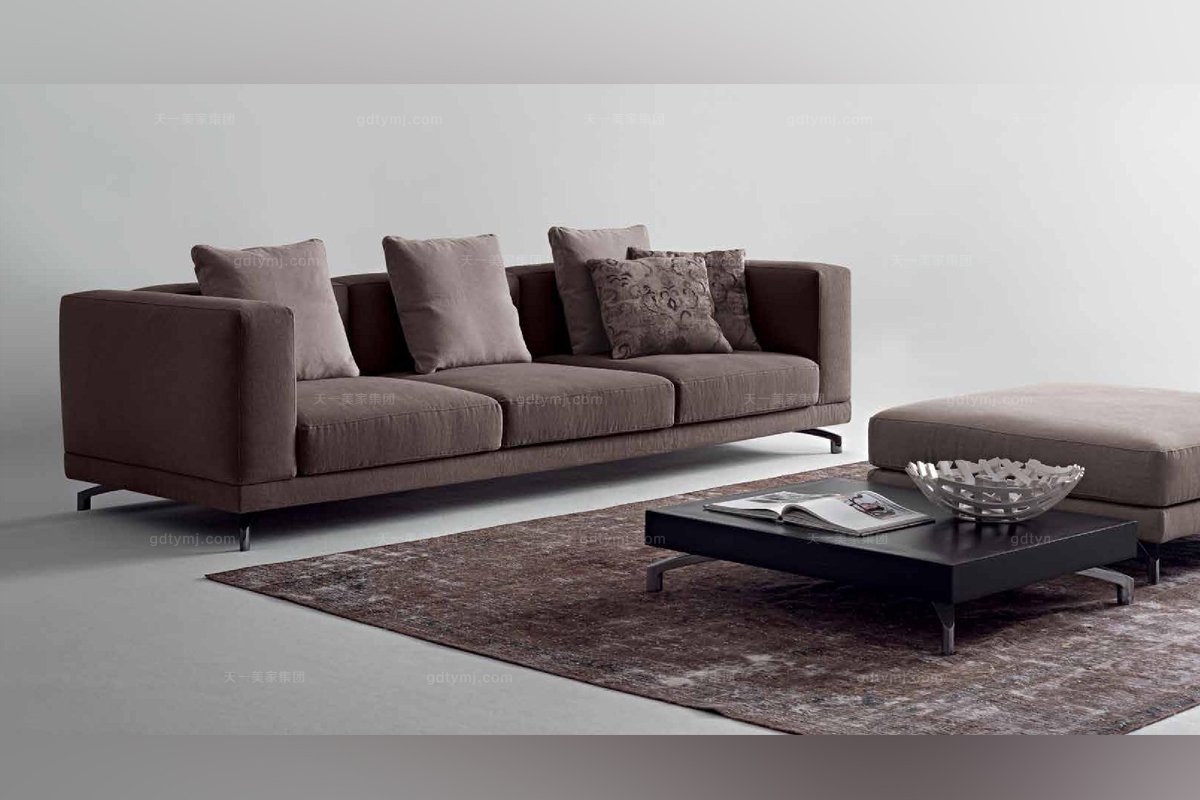  Dema高端時(shí)尚現(xiàn)代布藝三位沙發(fā)