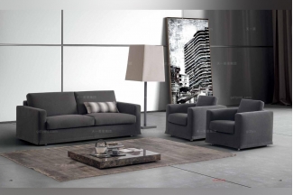  Dema 高端時尚簡約現代深色沙發組
