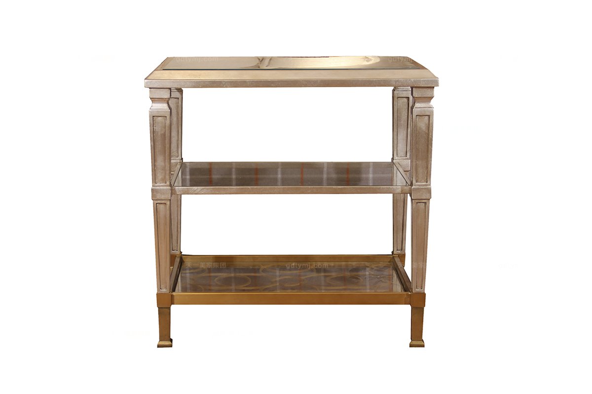 高端時尚現代新古典貼銀角幾