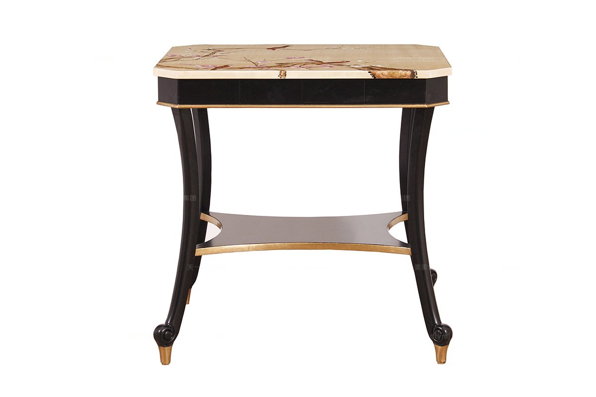 高端時尚現代新古典彩繪角幾