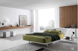 Presotto后現代時尚個性布藝大床系列