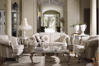 Volpi 意大利進口高端時尚法式布藝沙發