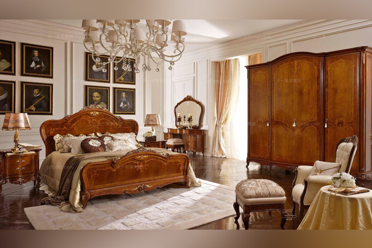  Valderamobili意大利進口法式高端品牌實木雙人床