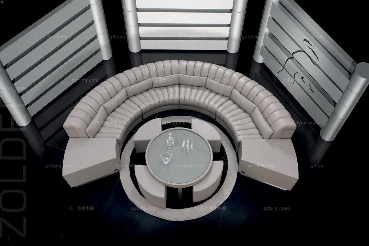 高端品牌現代意大利進口蘭博基尼系列弧開沙發