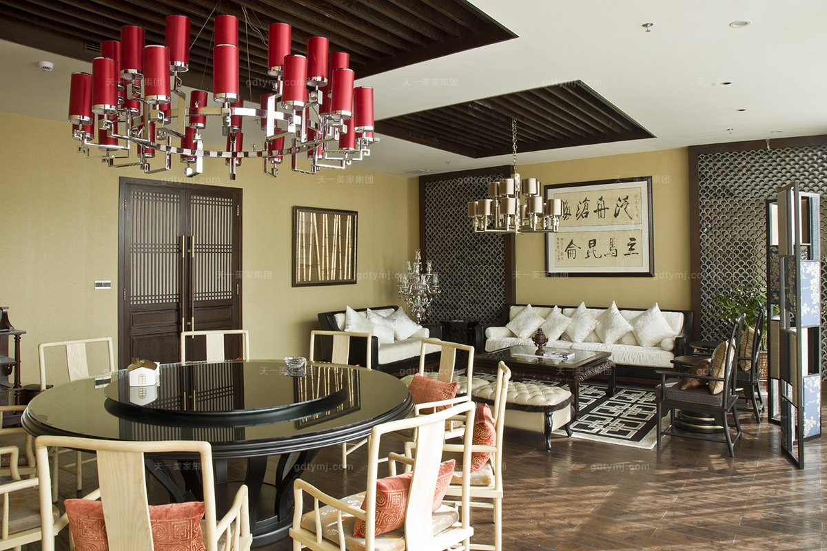 高端紅木會所家具品牌天一會客廳紅木沙發