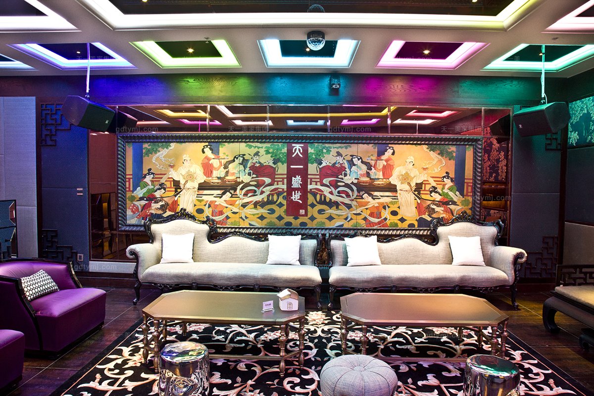 國內名貴會所家具品牌天一會KTV房家具