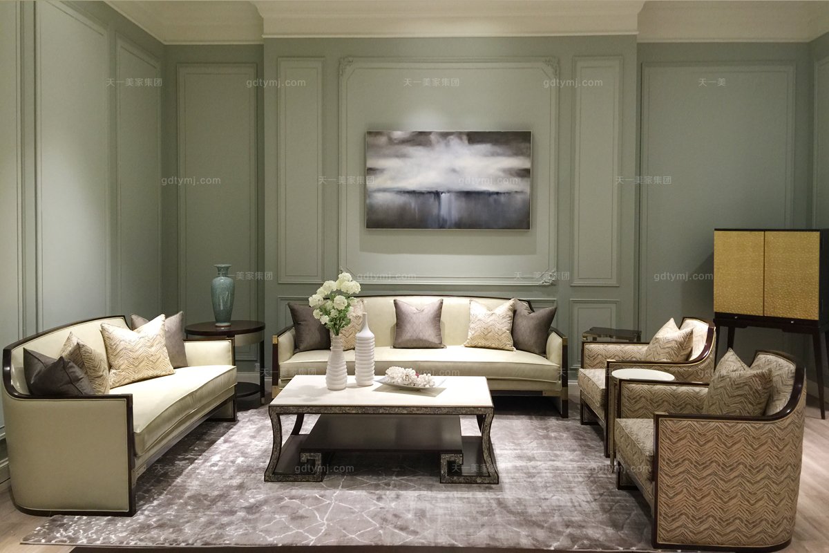 名貴別墅家具品牌法式風格咖啡色單人沙發