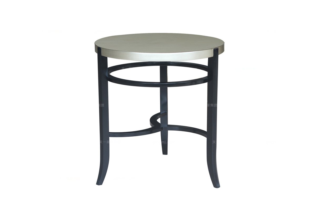 高端家具品牌高端家具法式黑配銀休閑幾