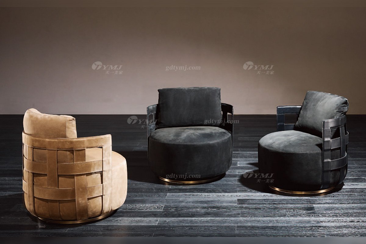 高端奢華意大利純進口家具品牌時尚輕奢別墅家具五金布藝單位沙發系列