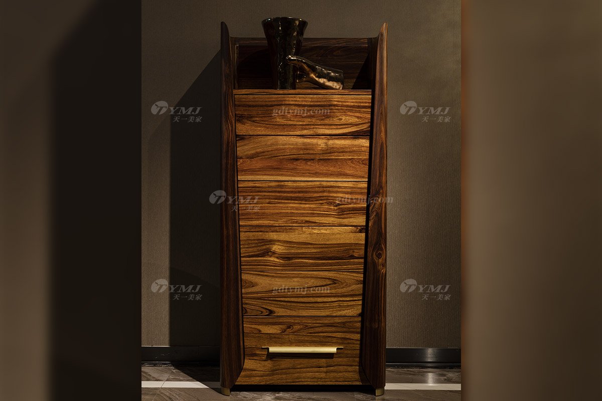 高端別墅會所家具品牌輕奢新中式風(fēng)家具實木六斗柜系列
