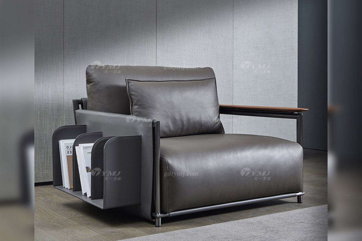 現代輕奢家具高端別墅家具時尚簡約客廳布藝軟包單位沙發SF-13-01A單位沙發場景