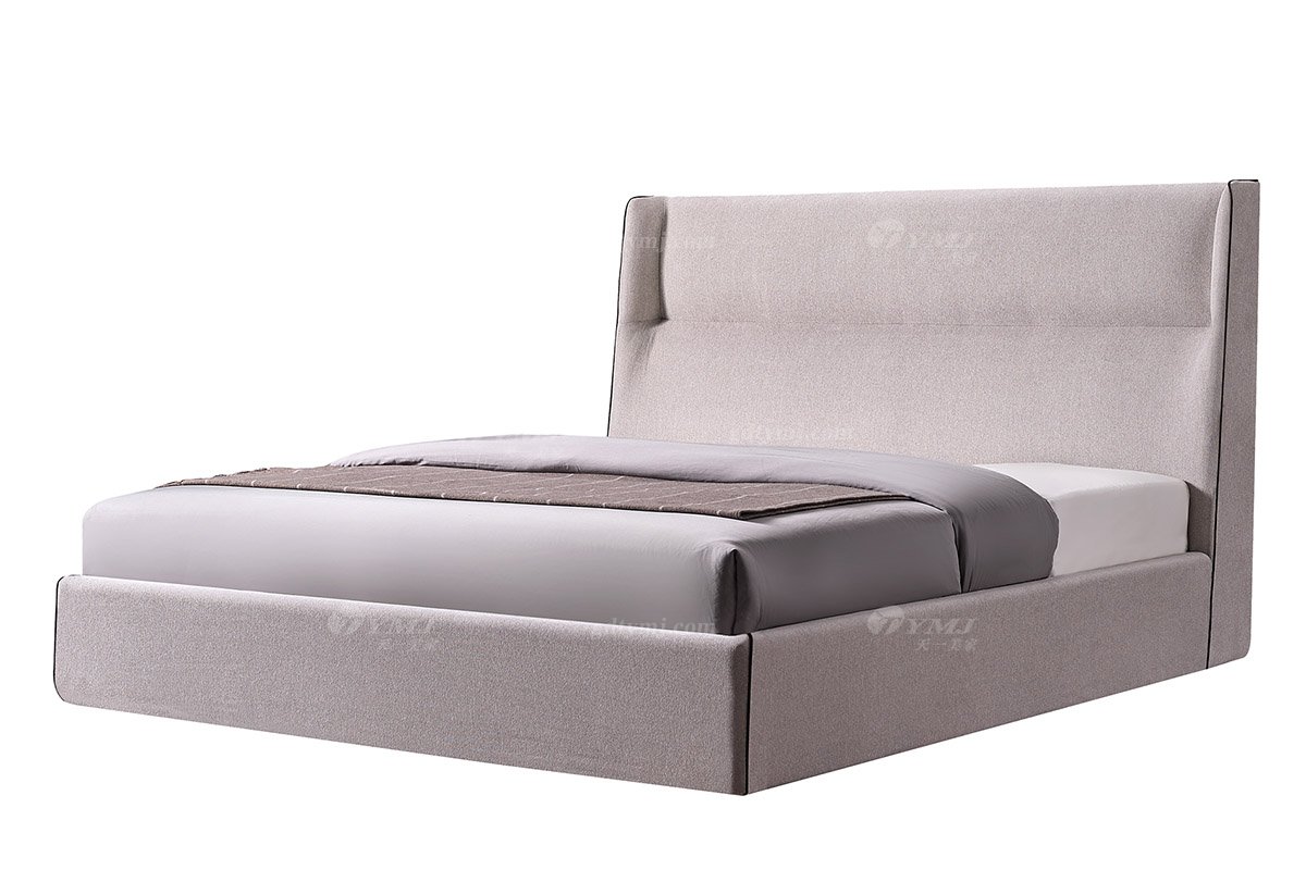 意式極簡風格高端別墅豪宅家具品牌大氣現代輕奢雙人床BB1701-18雙人床