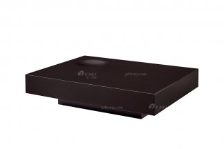 意式極簡風(fēng)格高端別墅家具現(xiàn)代輕奢時尚客廳鉑藍幻影+勃艮弟紅烤漆茶幾