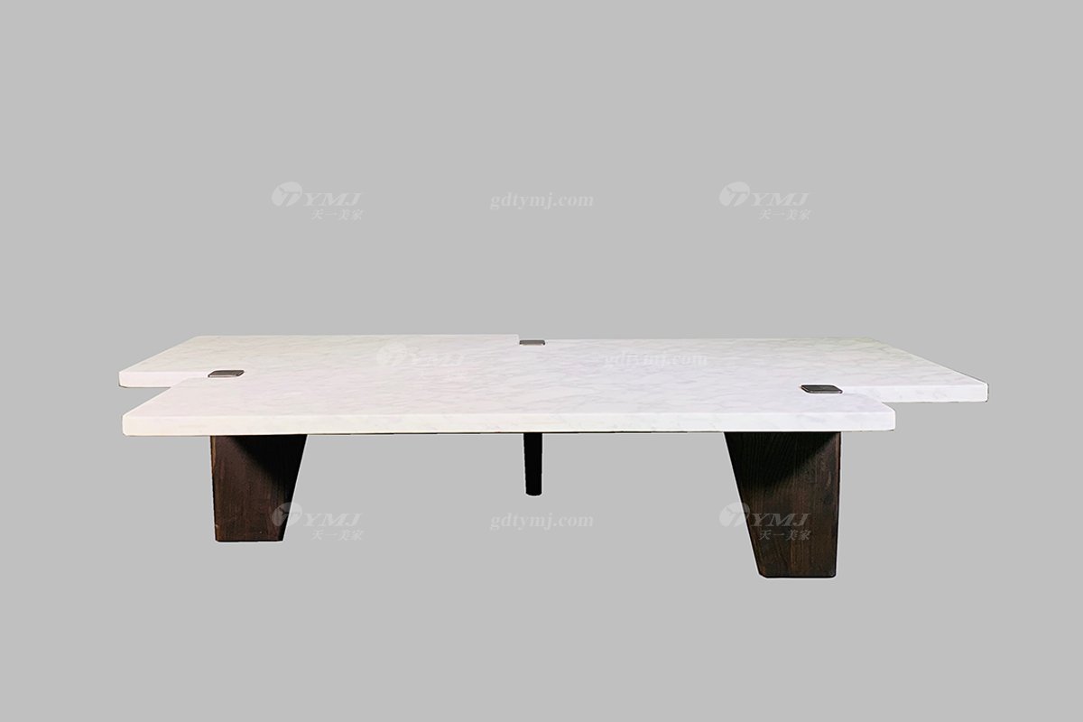 意式極簡風格高端別墅會所家具品牌現代輕奢客廳大理石茶幾LT1705-1茶幾1