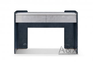 輕奢后現(xiàn)代風(fēng)格家具高端會所別墅家具品牌時尚大氣莫蘭迪蘭亮光梳妝臺