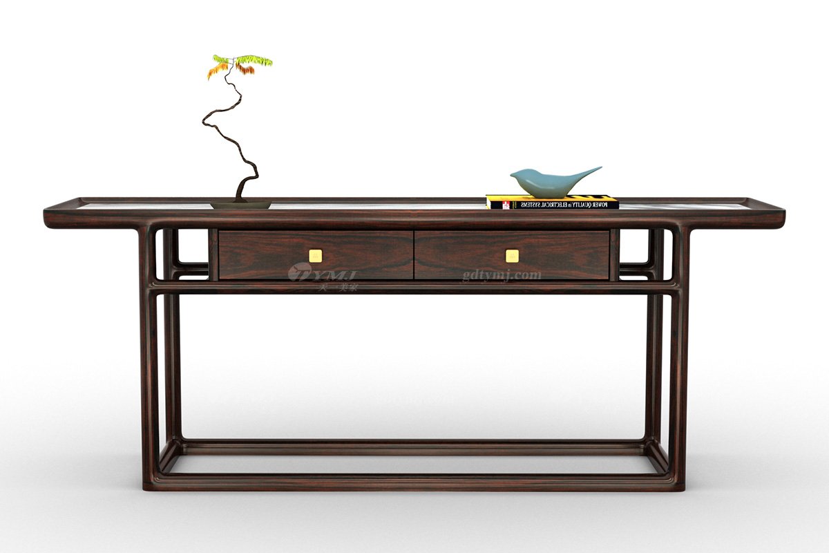 新中式高端別墅會所家用家具品牌輕奢全紅木黑酸枝實(shí)木沙發(fā)背幾