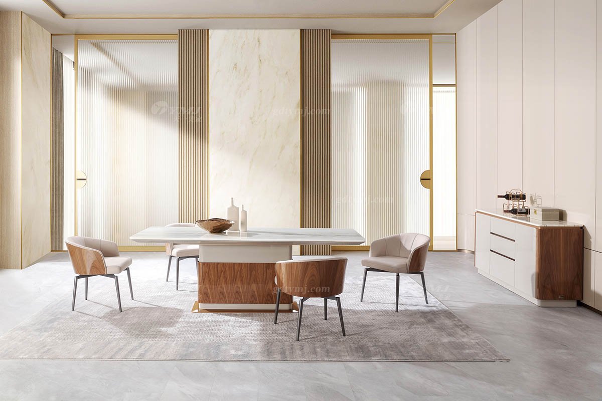 輕奢后現代風格家具高端會所別墅品牌簡約大氣餐邊柜CK640餐邊柜