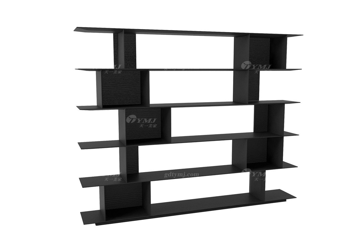 極簡風格家具別墅會所舒適高級家用簡約煙熏書架