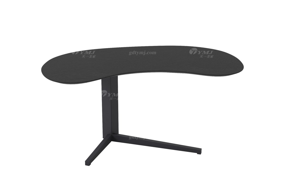 極簡風格家具高級別墅會所家用簡約實木煙熏創意書桌