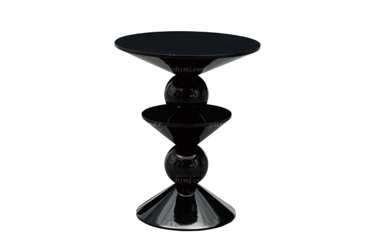 極簡風(fēng)格家具高端別墅會所大宅時尚創(chuàng)意E1級環(huán)保黑色角幾