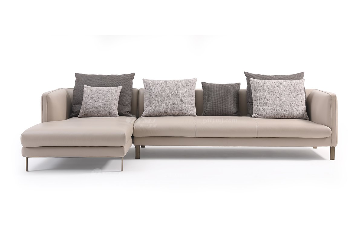 時(shí)尚高端現(xiàn)代極簡(jiǎn)家具別墅大宅家用米色轉(zhuǎn)角沙發(fā)