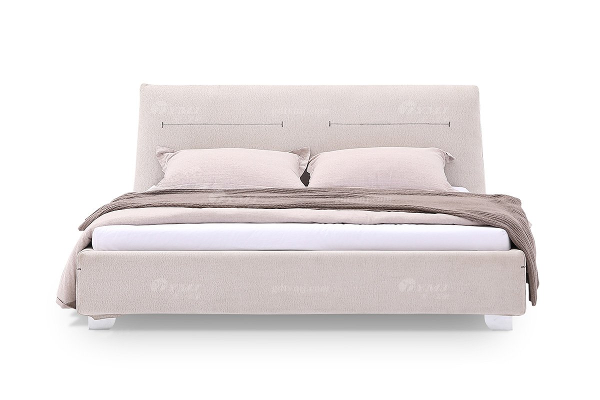  現(xiàn)代簡(jiǎn)約家具高端別墅會(huì)所家用時(shí)尚舒適布藝主臥大床婚床雙人床