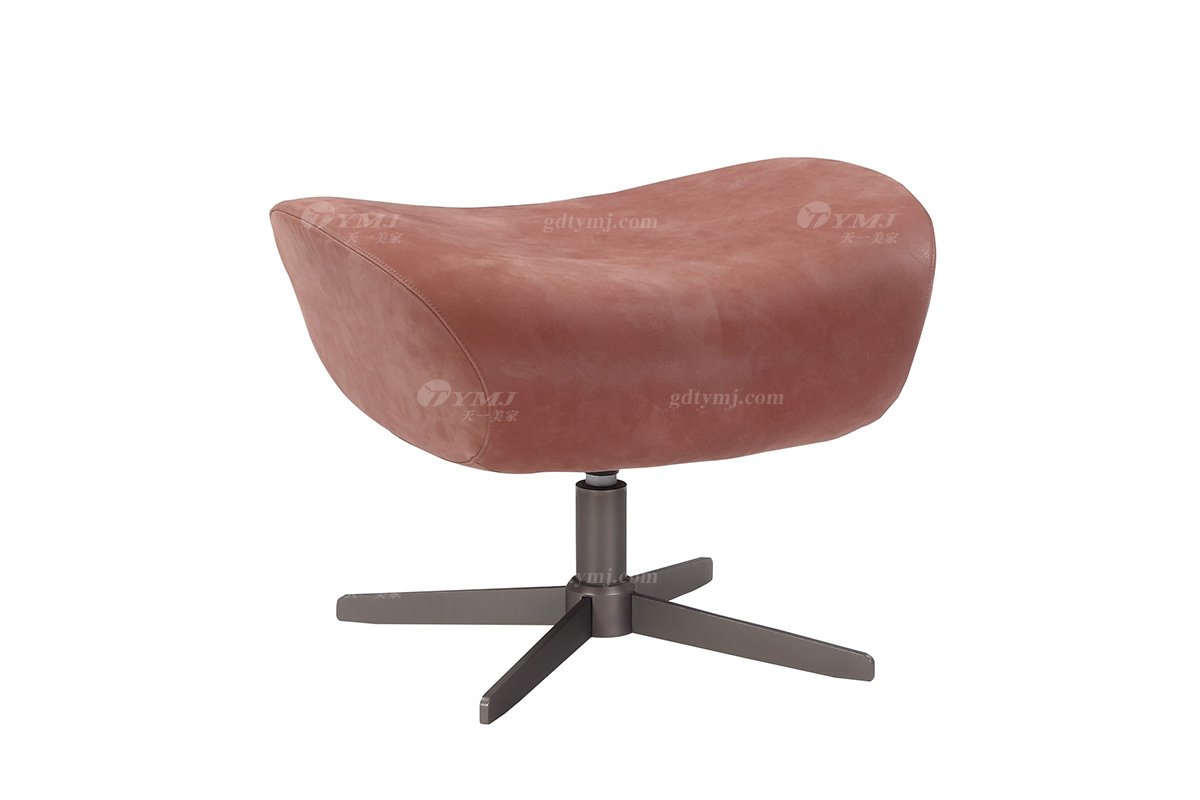 意式雅奢風格家具高端別墅會所家具真皮時尚創(chuàng)意休閑椅腳踏LC2207休閑踏