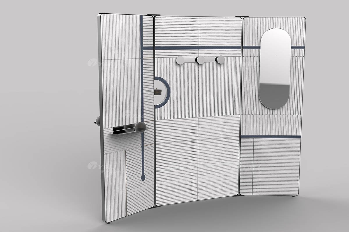 意式雅奢風(fēng)格家具高端別墅會(huì)所家具時(shí)尚簡(jiǎn)約實(shí)木屏風(fēng)LF2301屏風(fēng)1