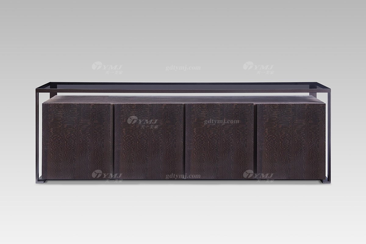 意式雅奢風(fēng)格家具高端別墅會(huì)所家具簡(jiǎn)約家用實(shí)木電視柜LH2810電視柜