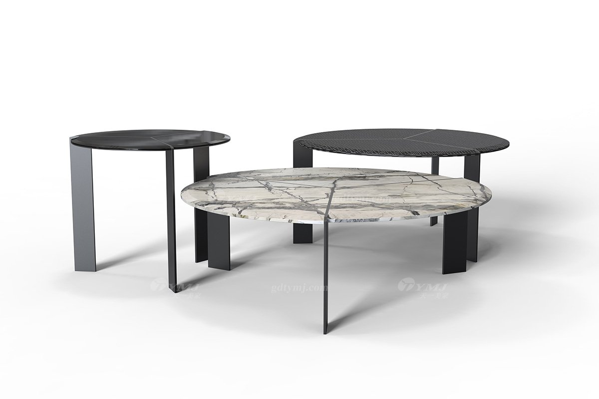  意式雅奢風(fēng)格家具高端別墅會所家具簡約時尚大理石組合茶幾LT2203茶幾1