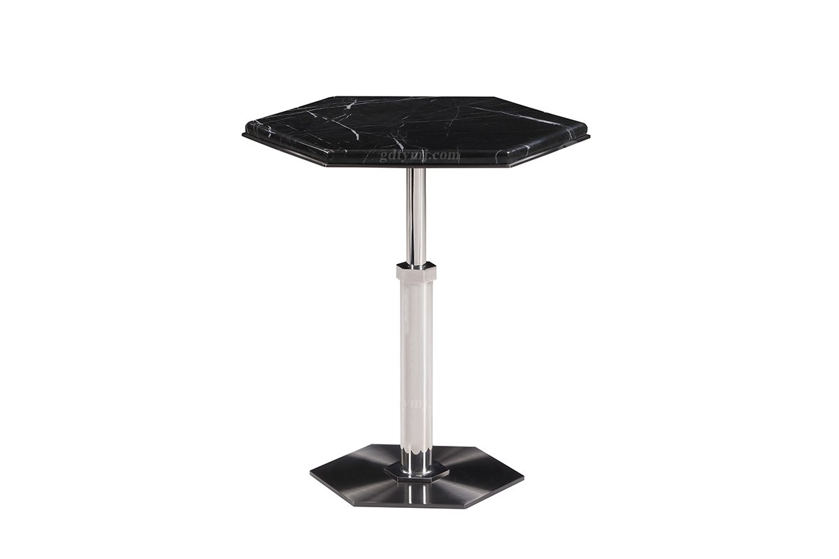  意式雅奢風(fēng)格家具高端別墅會所家具簡約高級天然大理石邊幾