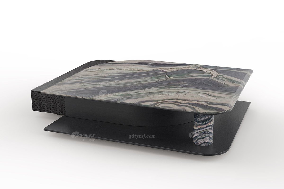  意式雅奢風(fēng)格家具高端別墅會(huì)所家具簡約實(shí)木+天然大理石茶幾LT2309茶幾1