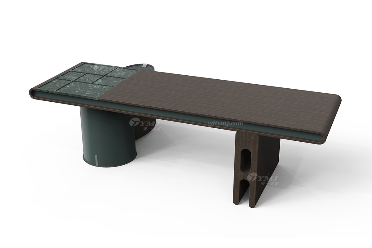  意式雅奢風(fēng)格家具高端別墅會所家具簡約大氣實(shí)木茶臺TT2301茶臺1