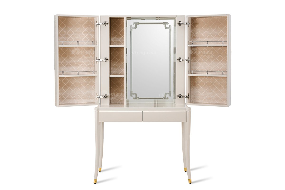 意式輕奢家具高端別墅會(huì)所豪宅家用時(shí)尚奢華創(chuàng)意梳妝臺(tái)B017B15妝臺(tái)2