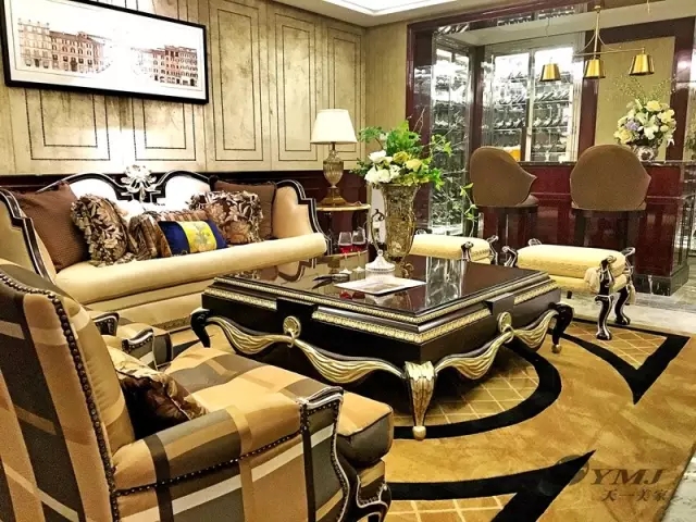 【天一美家案例】信陽錦江城E7-2-4號樓復式洋房-歐式新古典樣板間