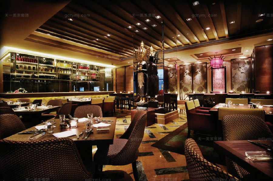 星級酒店家具公共就餐區