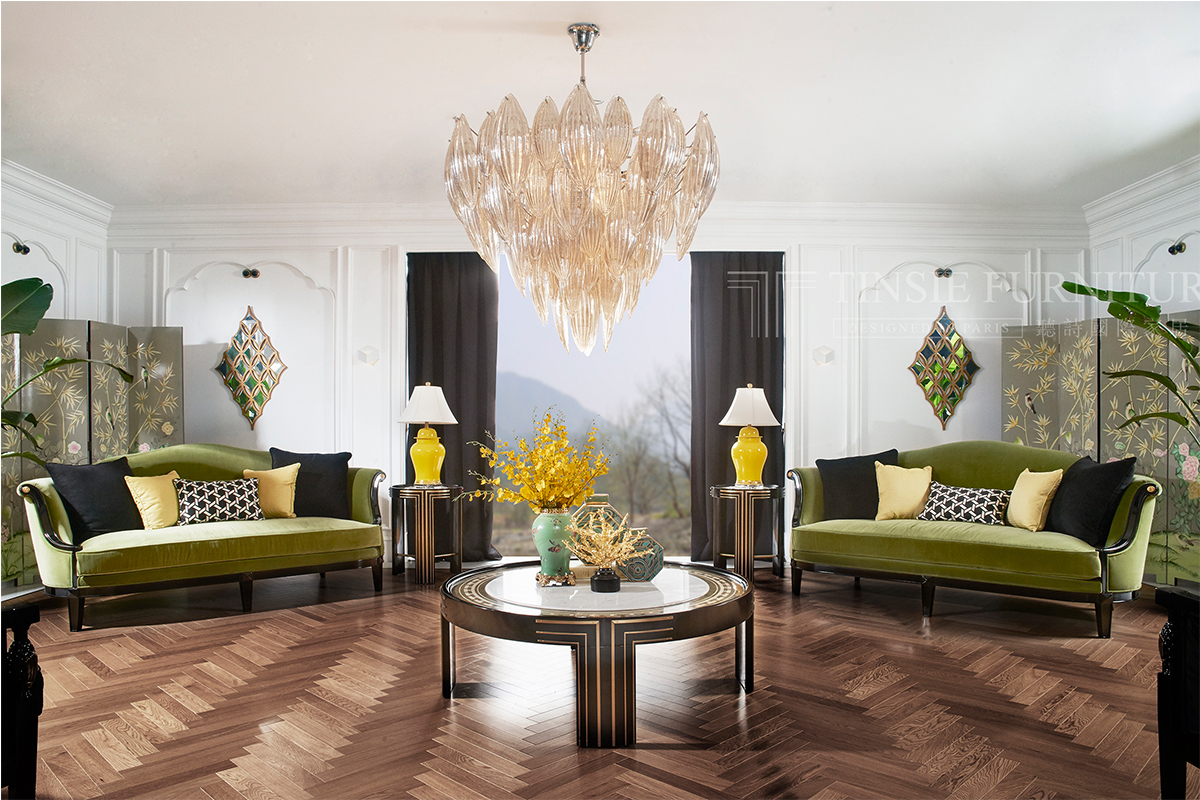 天一美家輕奢客廳沙發