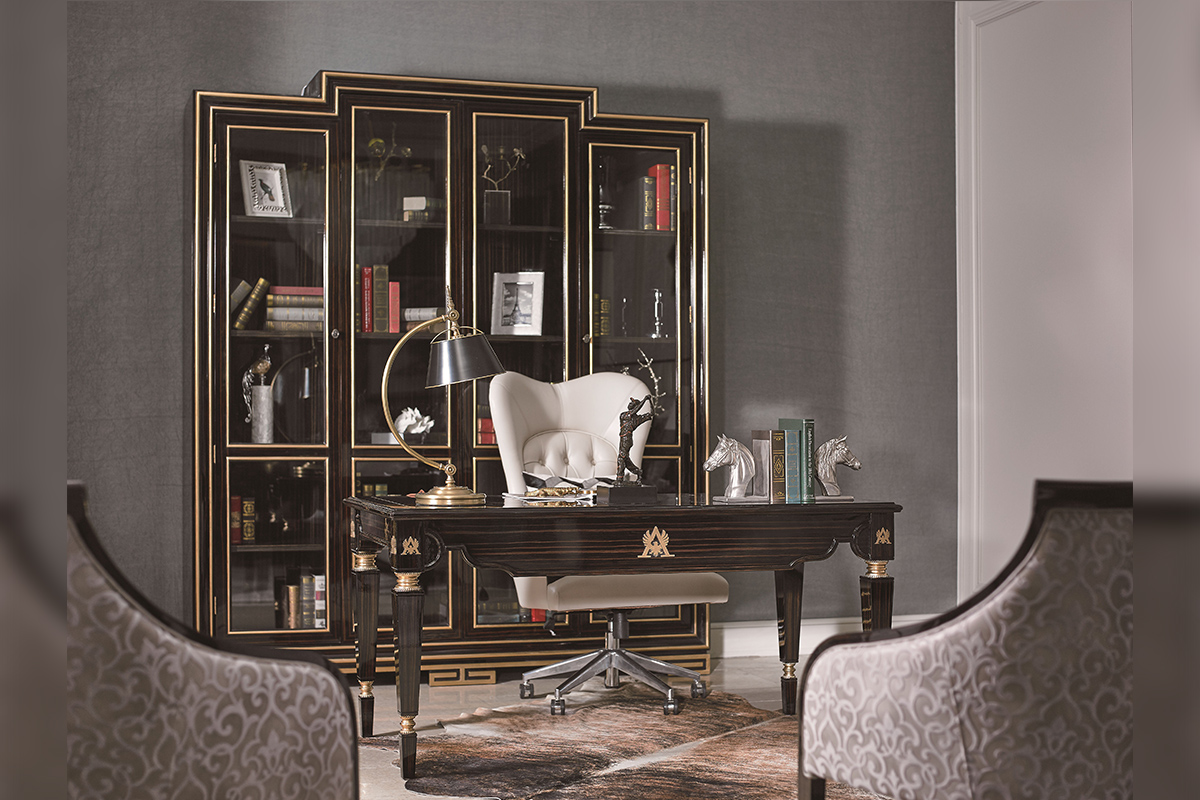 高檔輕奢風(fēng)格書(shū)房家具