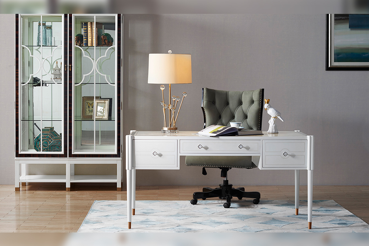 簡奢風格家具書桌椅