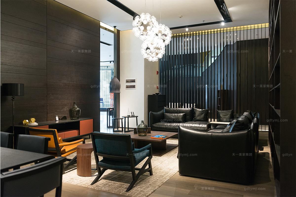 天一美家極簡奢客廳沙發