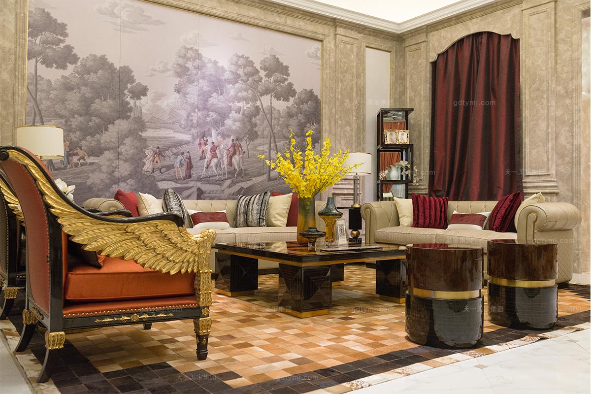 頂級客廳奢華家具沙發