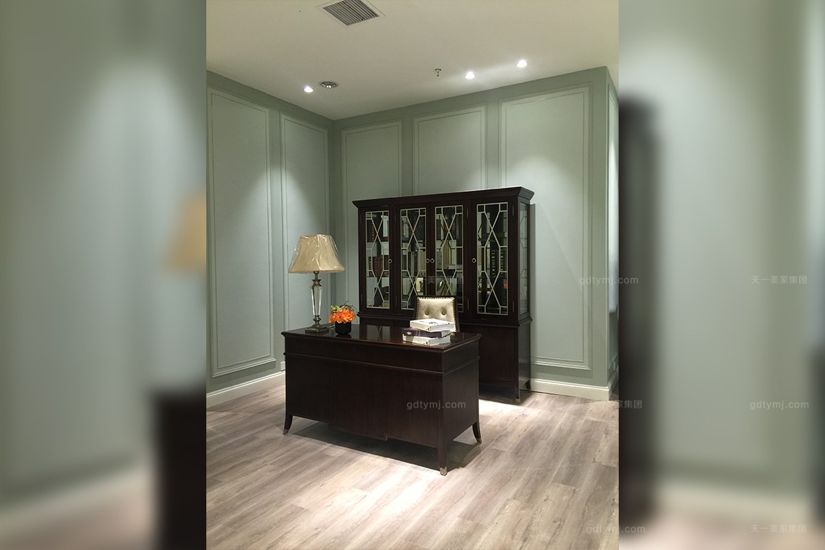 天一美家輕奢實(shí)木書(shū)柜書(shū)桌椅