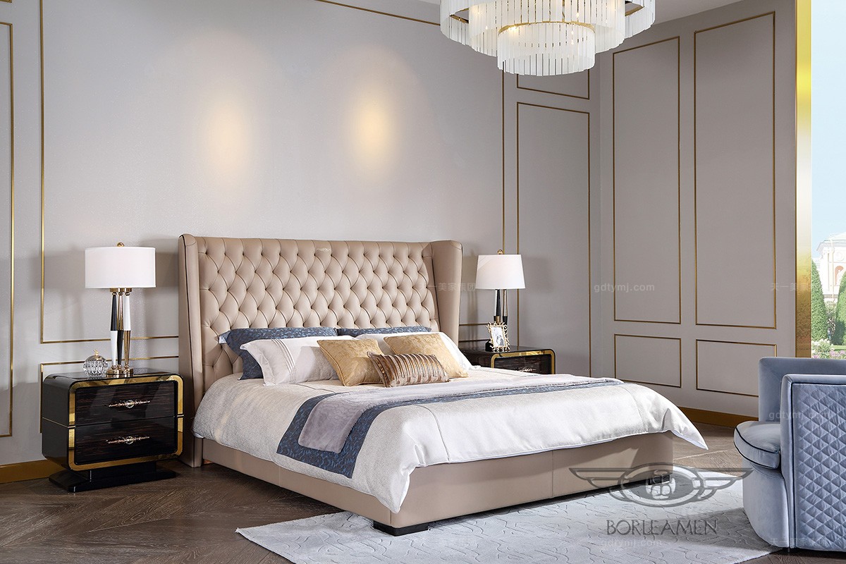 天一美家品質輕奢主義風格雙人床